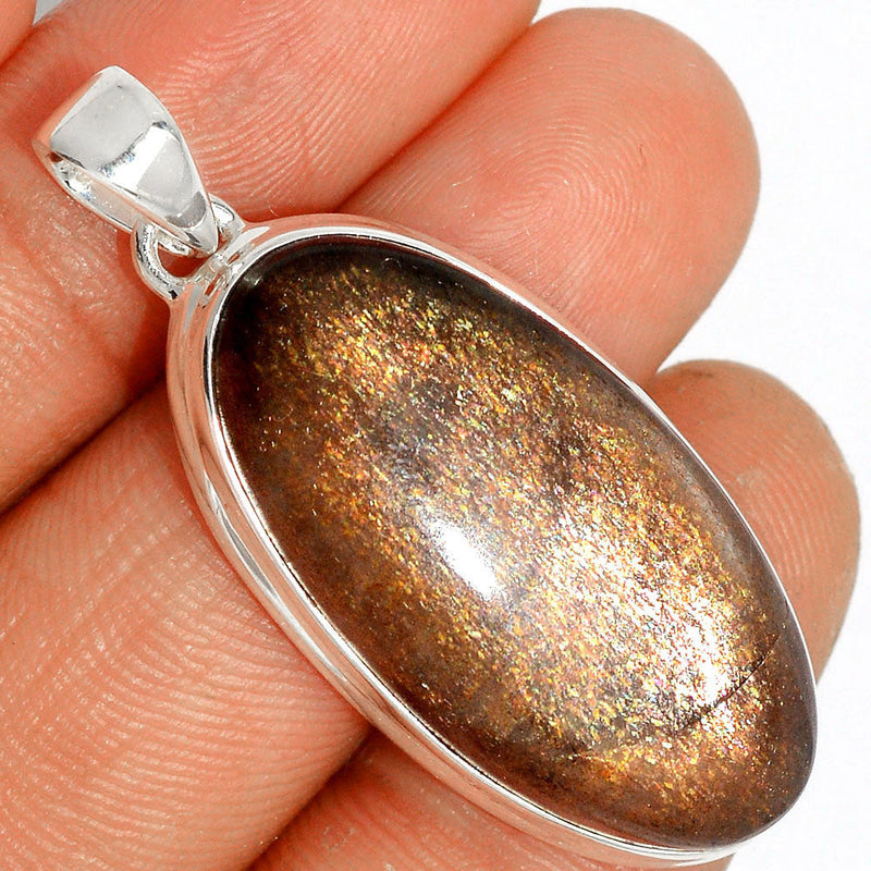 1.6" Golden Sun Stone Pendants - GSSP261