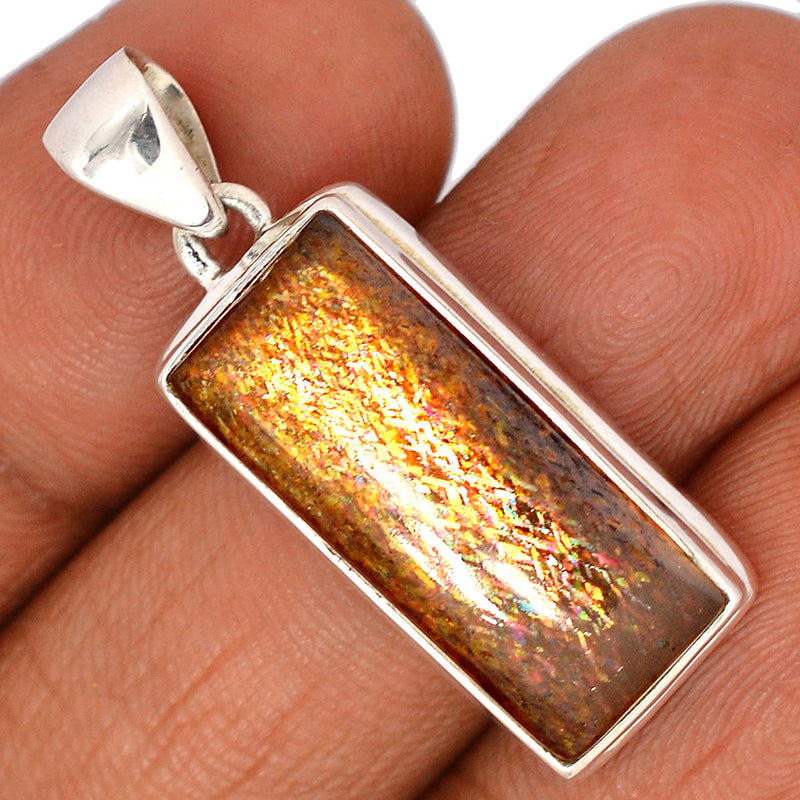 1.5" Golden Sun Stone Pendants - GSSP277