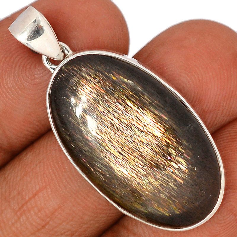 1.7" Golden Sun Stone Pendants - GSSP283