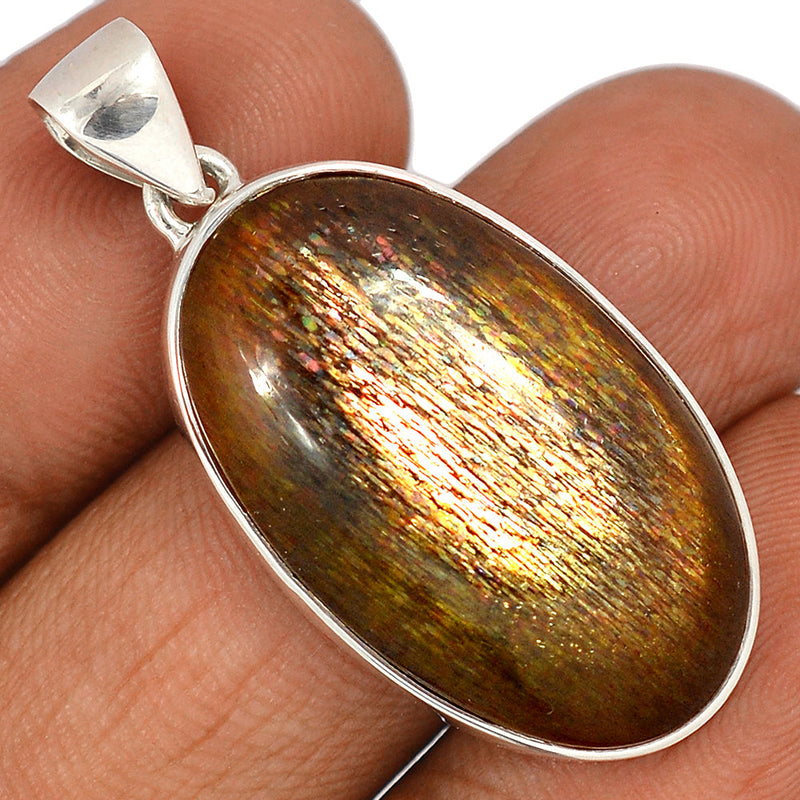 1.6" Golden Sun Stone Pendants - GSSP287