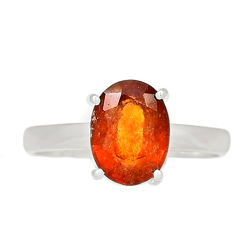 Claw - Hessonite Garnet Faceted Ring - HFGR201