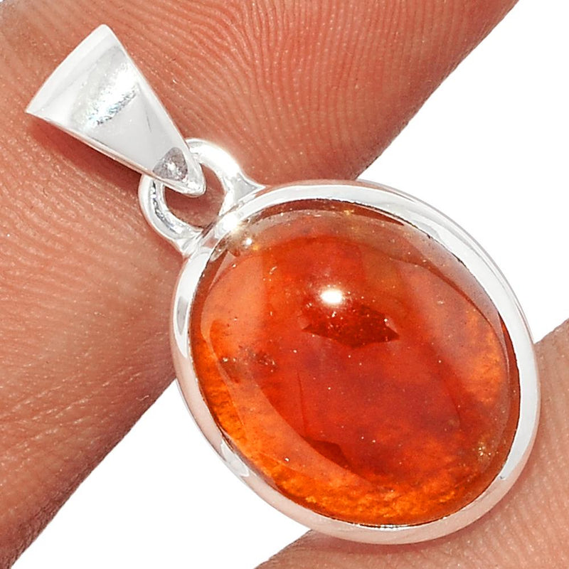 1.1" Hessonite Garnet Cabochon Pendants - HGCP191