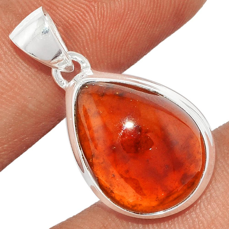 1.2" Hessonite Garnet Cabochon Pendants - HGCP193