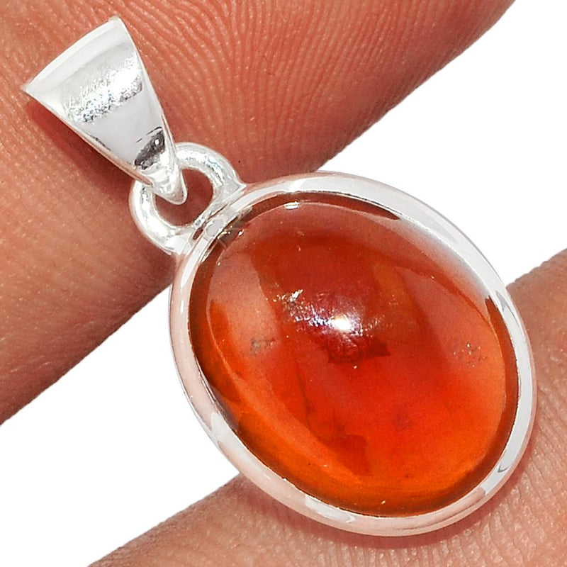 1.1" Hessonite Garnet Cabochon Pendants - HGCP218