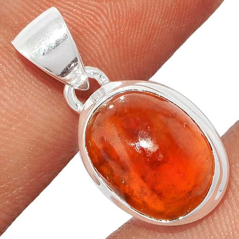 1" Hessonite Garnet Cabochon Pendants - HGCP221