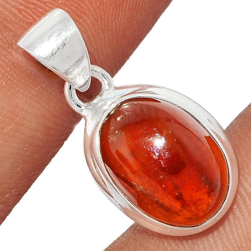 1" Hessonite Garnet Cabochon Pendants - HGCP232