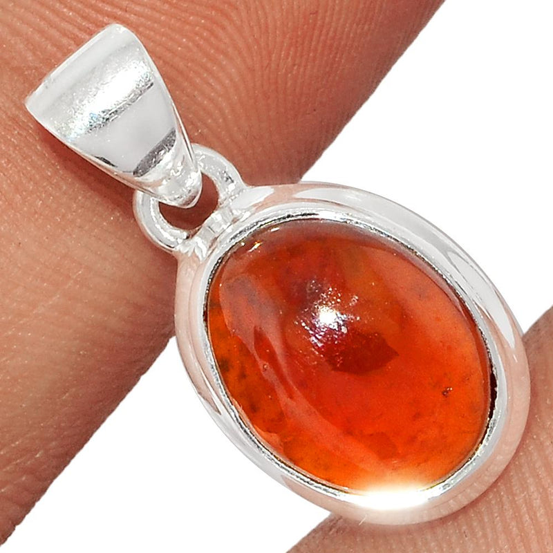 1" Hessonite Garnet Cabochon Pendants - HGCP233