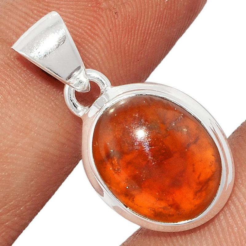 1" Hessonite Garnet Cabochon Pendants - HGCP234