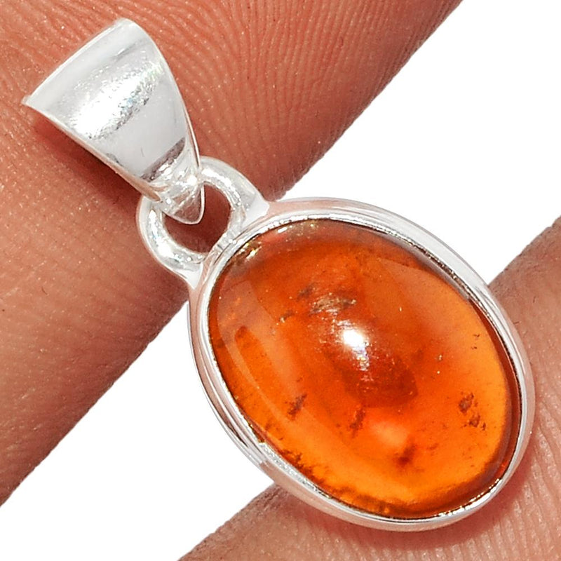 1" Hessonite Garnet Cabochon Pendants - HGCP238