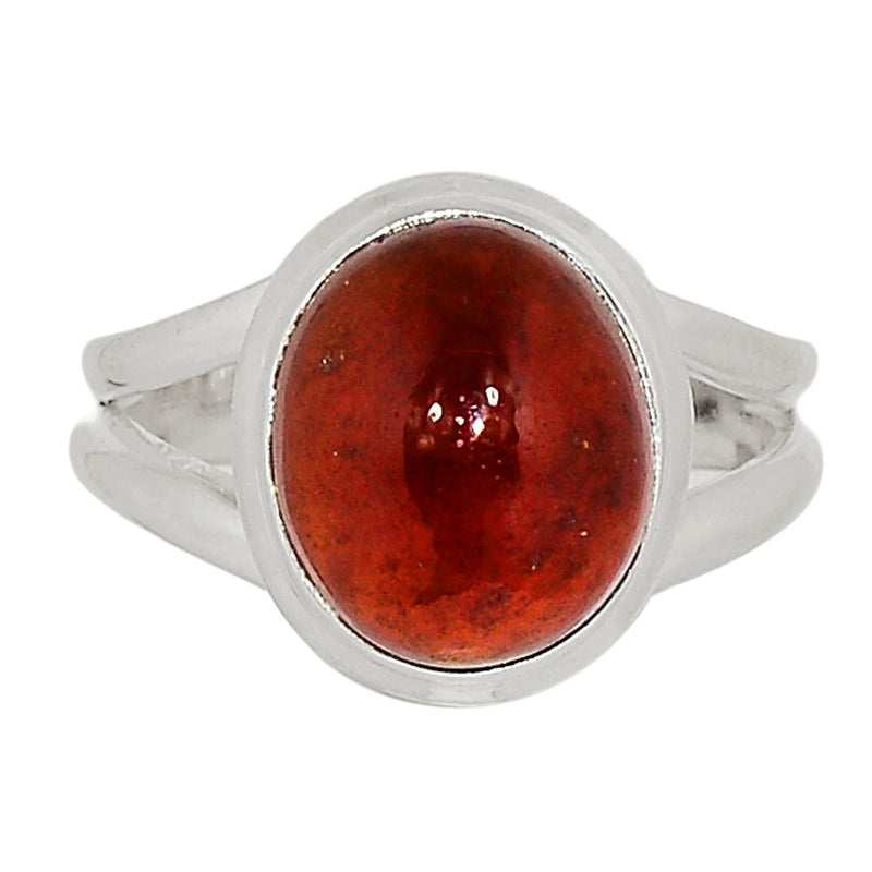 Hessonite Garnet Cabochon Ring - HGCR112