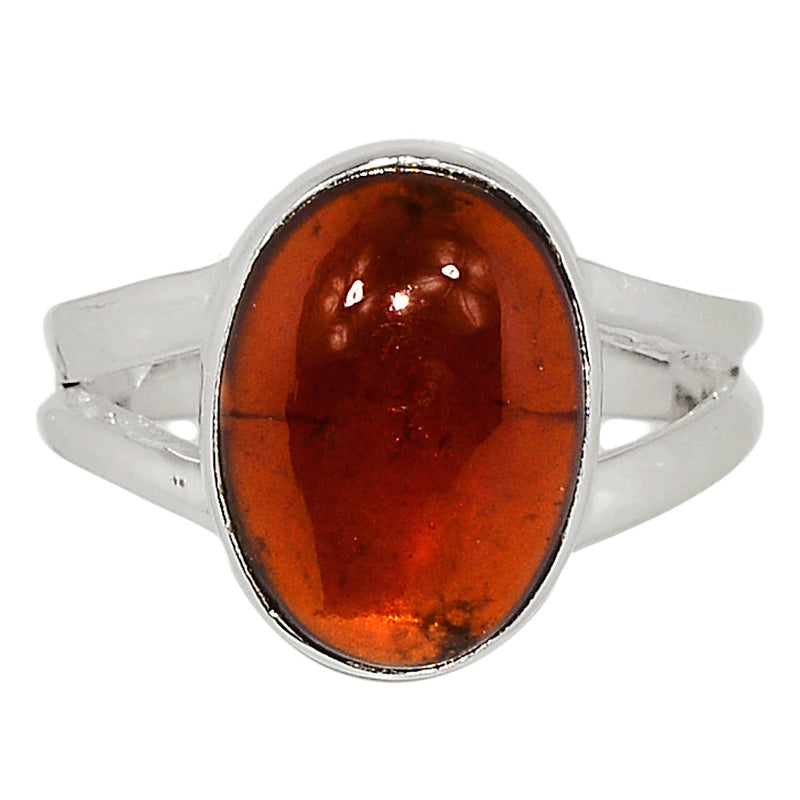 Hessonite Garnet Cabochon Ring - HGCR118