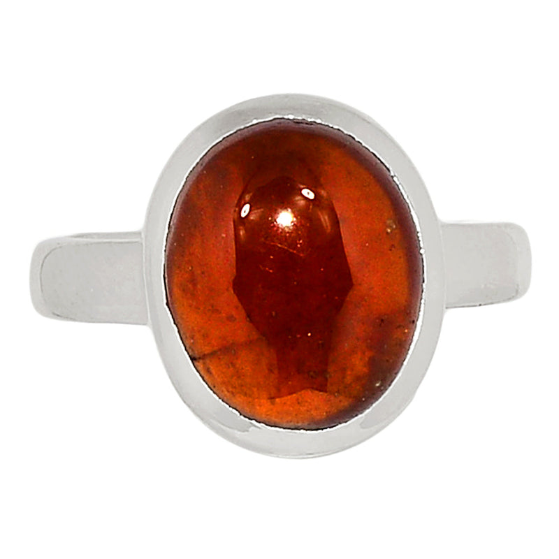 Hessonite Garnet Cabochon Ring - HGCR145