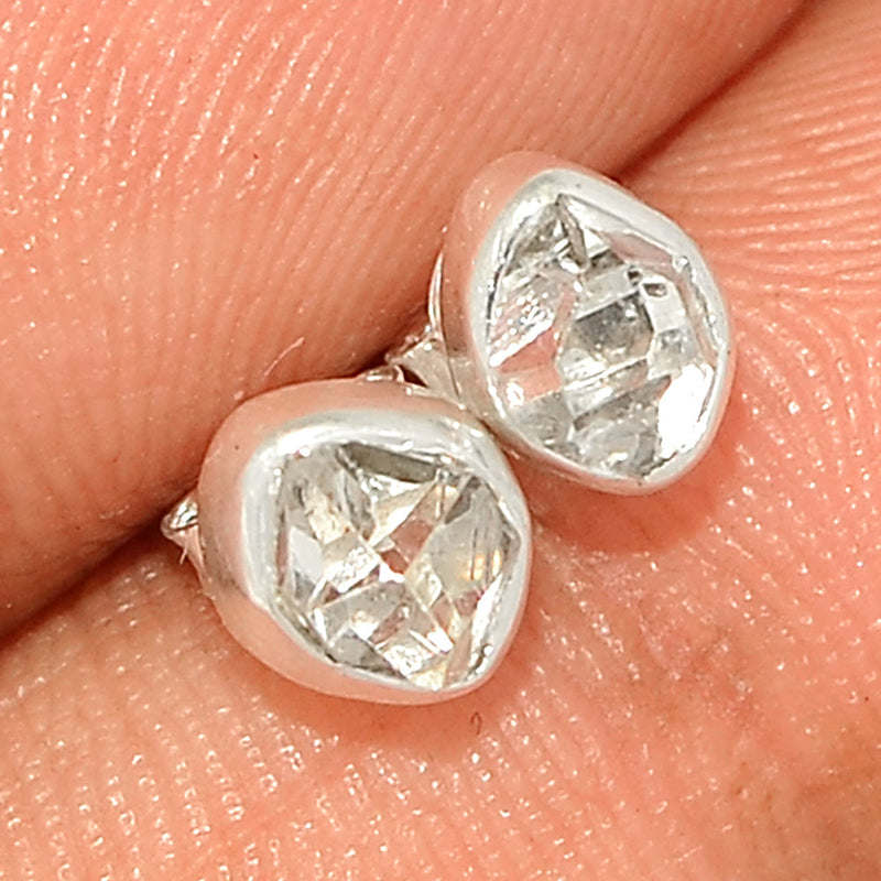 Herkimer Diamond Studs - HKDS408