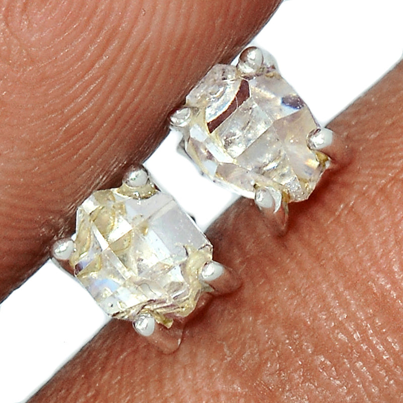 Claw - Herkimer Diamond Studs - HKDS448