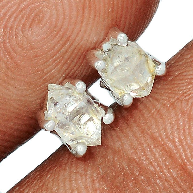 Claw - Herkimer Diamond Studs - HKDS449