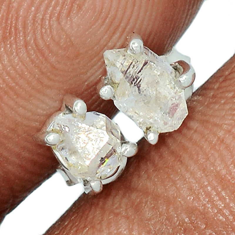 Claw - Herkimer Diamond Studs - HKDS450