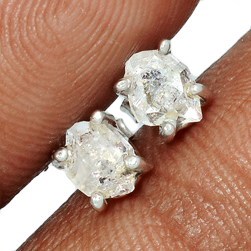 Claw - Herkimer Diamond Studs - HKDS452