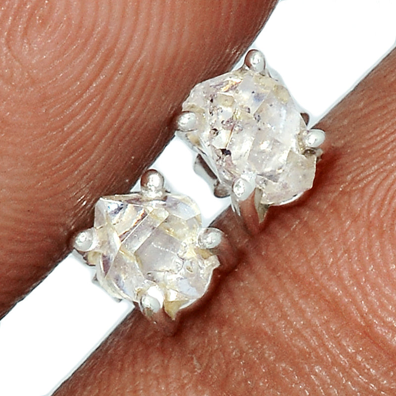 Claw - Herkimer Diamond Studs - HKDS456