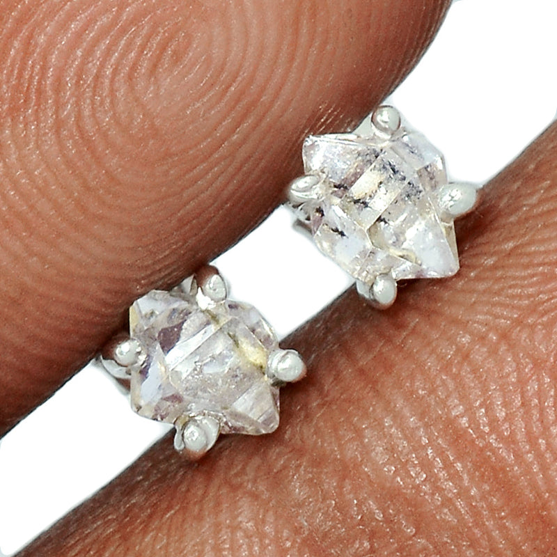 Claw - Herkimer Diamond Studs - HKDS460