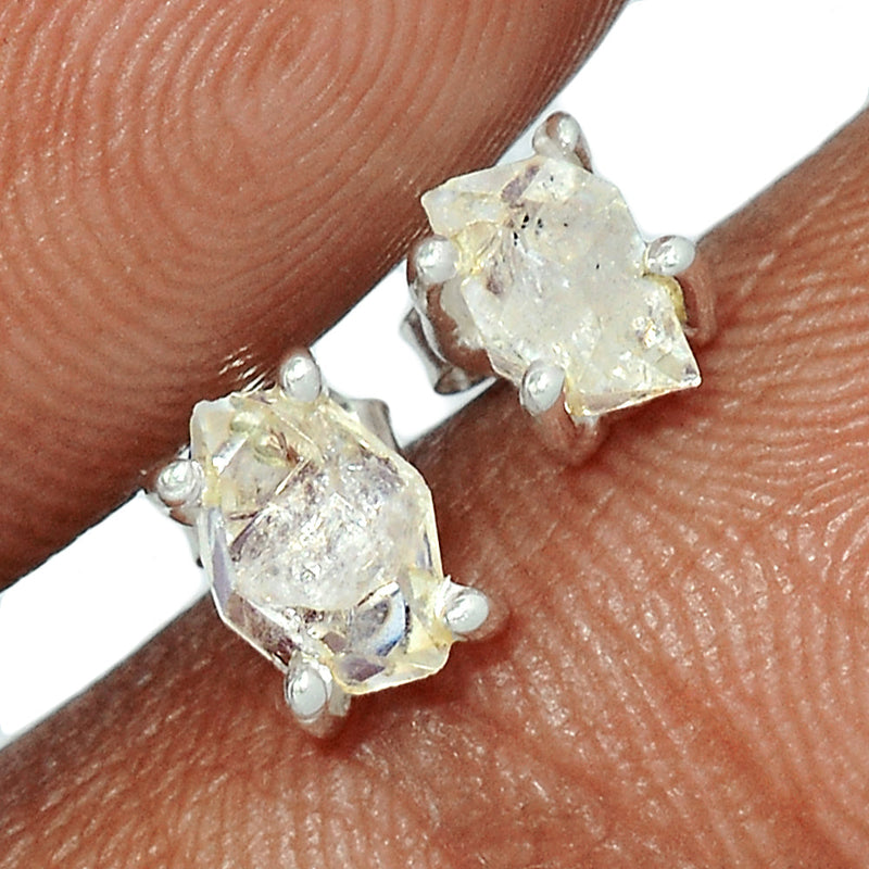 Claw - Herkimer Diamond Studs - HKDS461