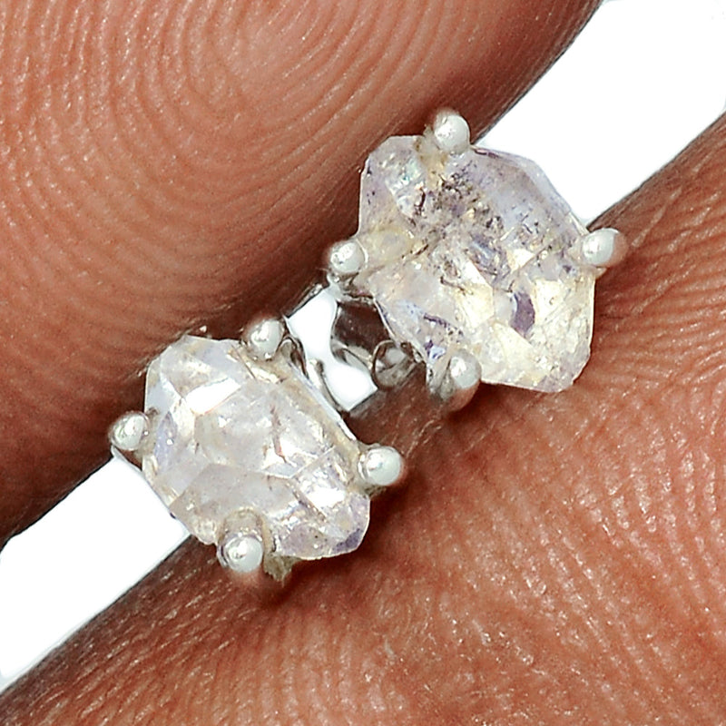 Claw - Herkimer Diamond Studs - HKDS462