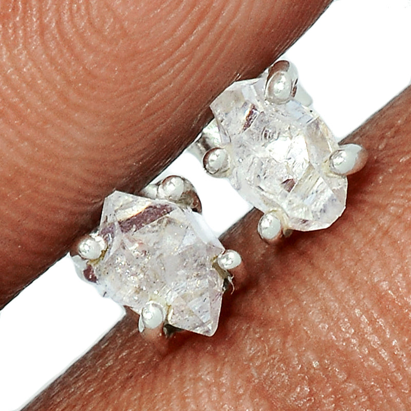 Claw - Herkimer Diamond Studs - HKDS463