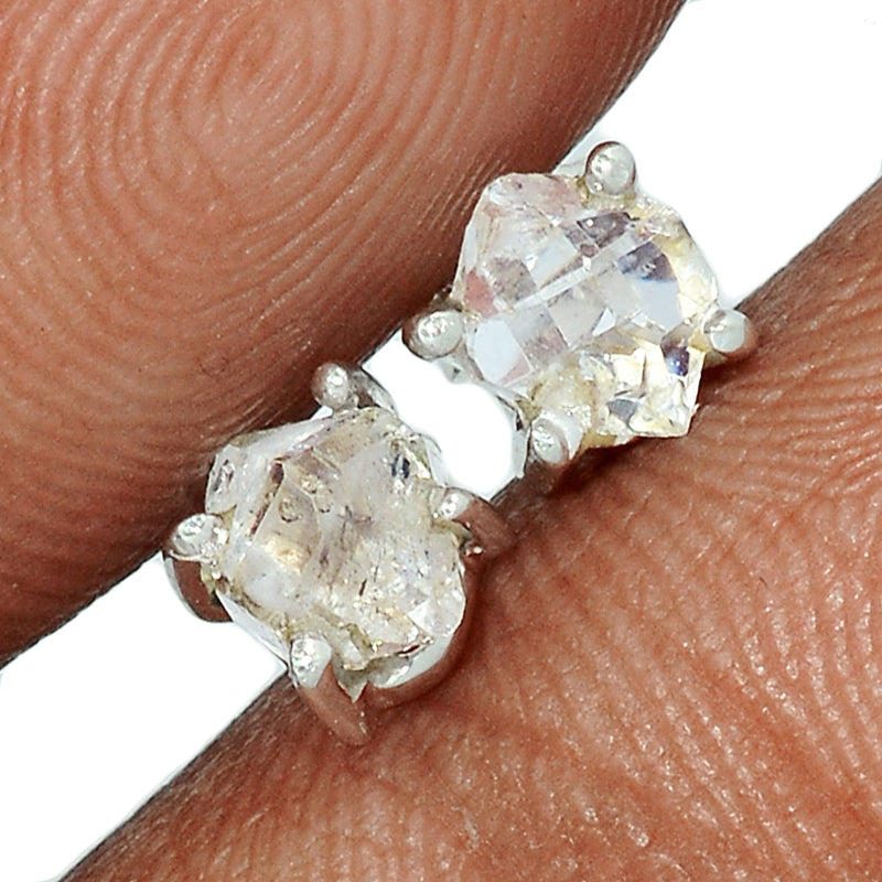 Claw - Herkimer Diamond Studs - HKDS465