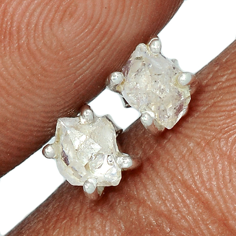 Claw - Herkimer Diamond Studs - HKDS468