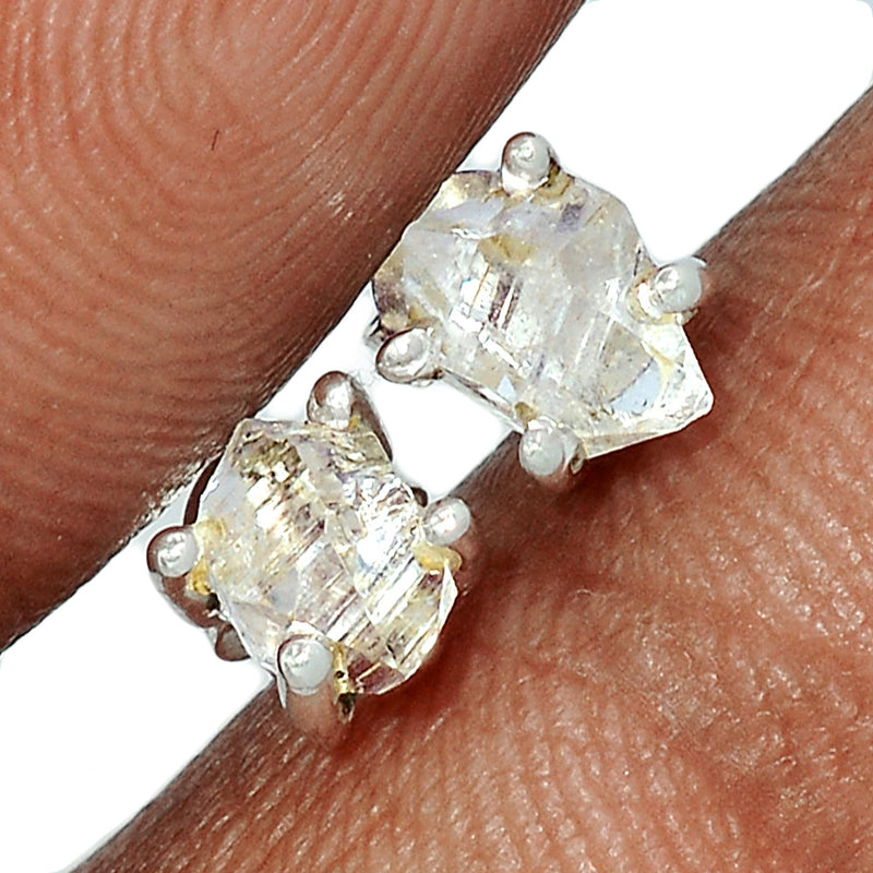 Claw - Herkimer Diamond Studs - HKDS470