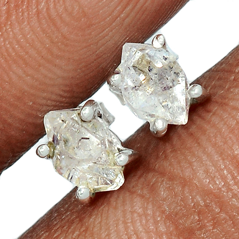 Claw - Herkimer Diamond Studs - HKDS472