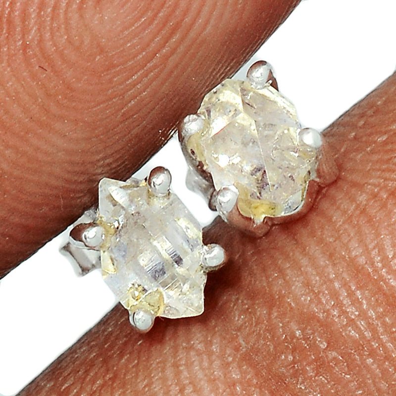 Claw - Herkimer Diamond Studs - HKDS474