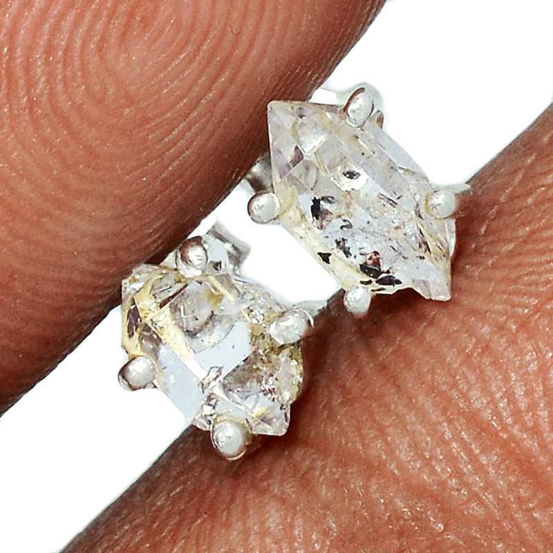 Claw - Herkimer Diamond Studs - HKDS482