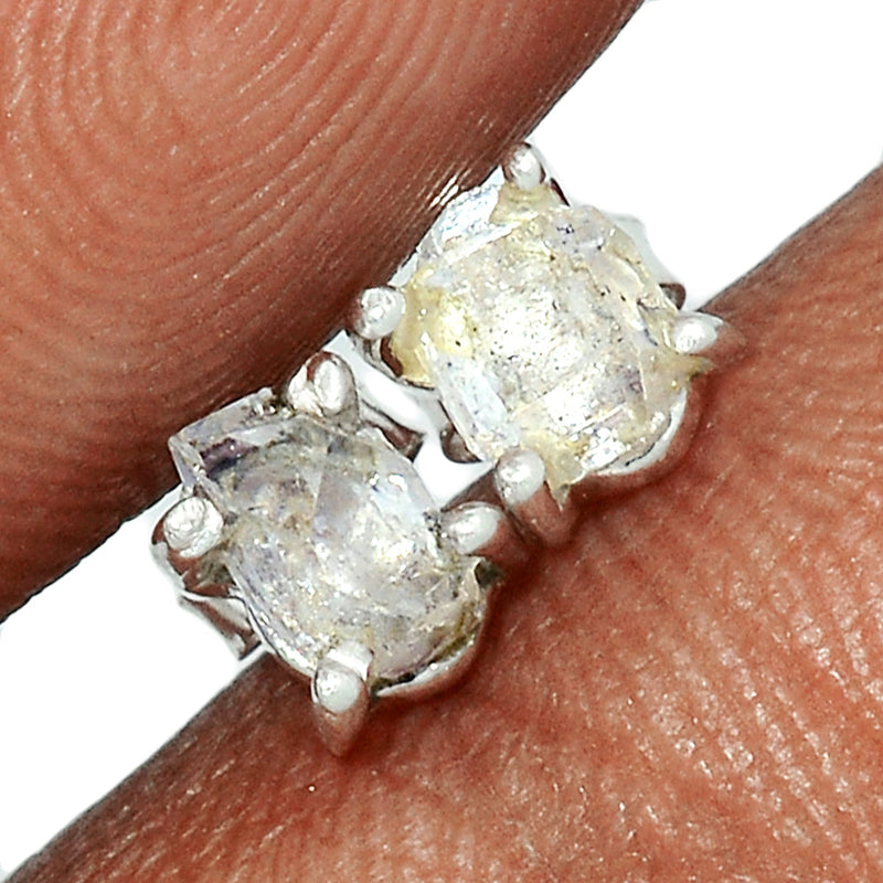 Claw - Herkimer Diamond Studs - HKDS484