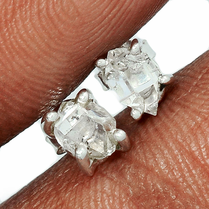 Claw - Herkimer Diamond Studs - HKDS493