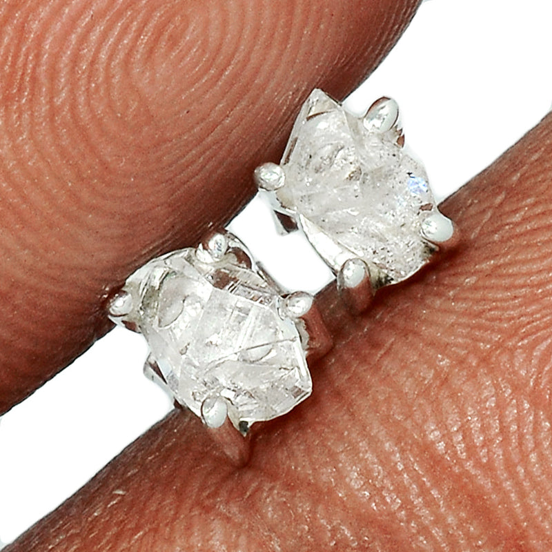 Claw - Herkimer Diamond Studs - HKDS499