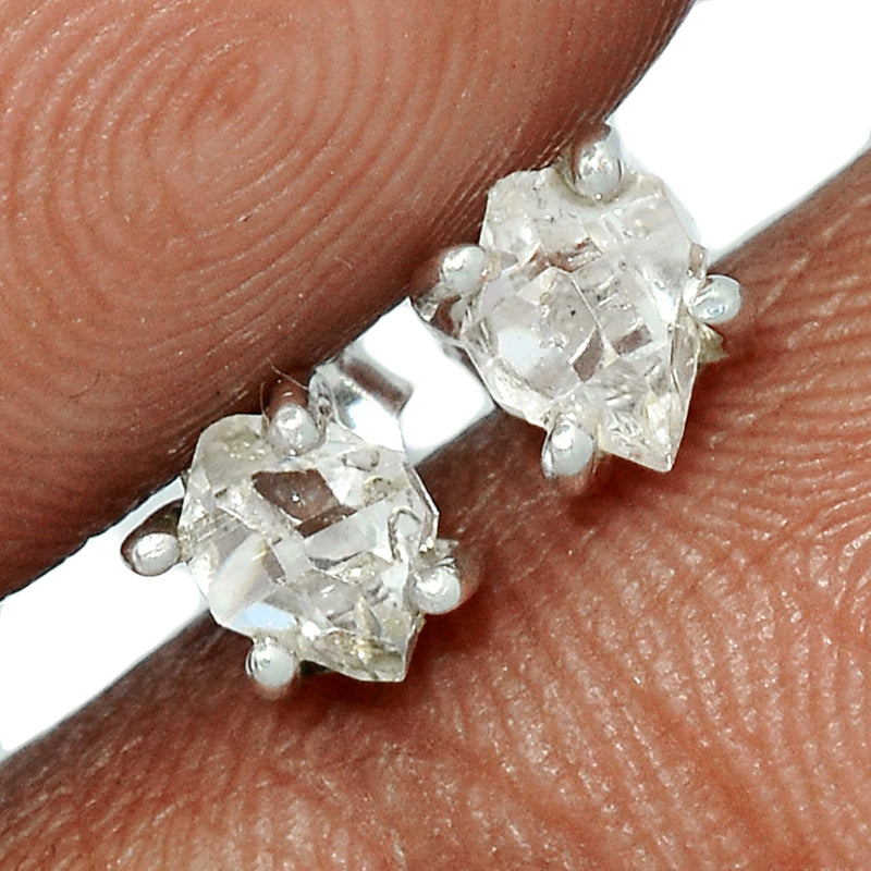 Claw - Herkimer Diamond Studs - HKDS501