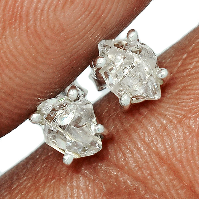 Claw - Herkimer Diamond Studs - HKDS503