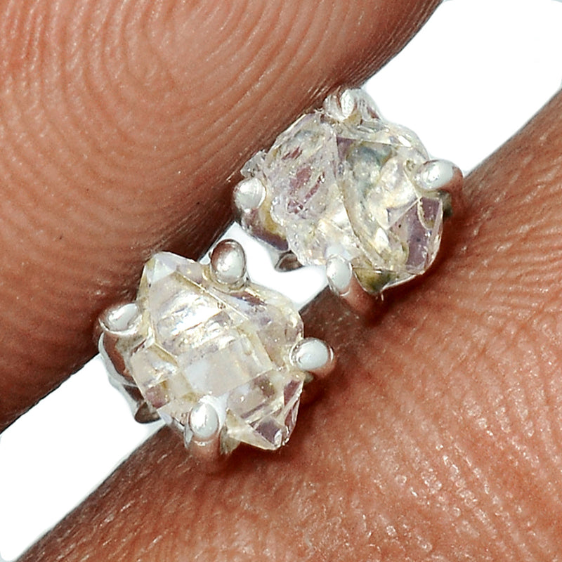 Claw - Herkimer Diamond Studs - HKDS508