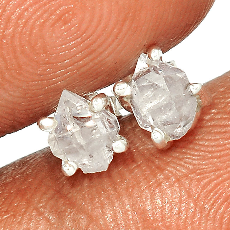 Claw - Herkimer Diamond Studs - HKDS515