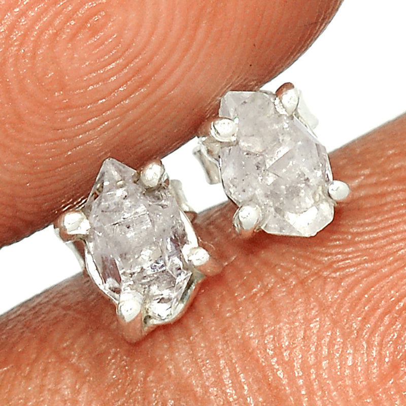 Claw - Herkimer Diamond Studs - HKDS516