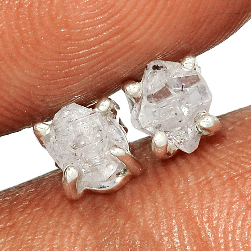 Claw - Herkimer Diamond Studs - HKDS517