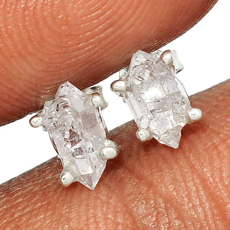 Claw - Herkimer Diamond Studs - HKDS518