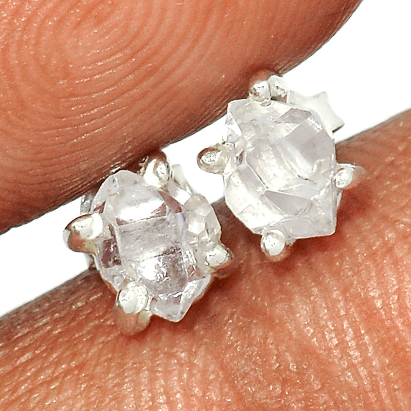 Claw - Herkimer Diamond Studs - HKDS519