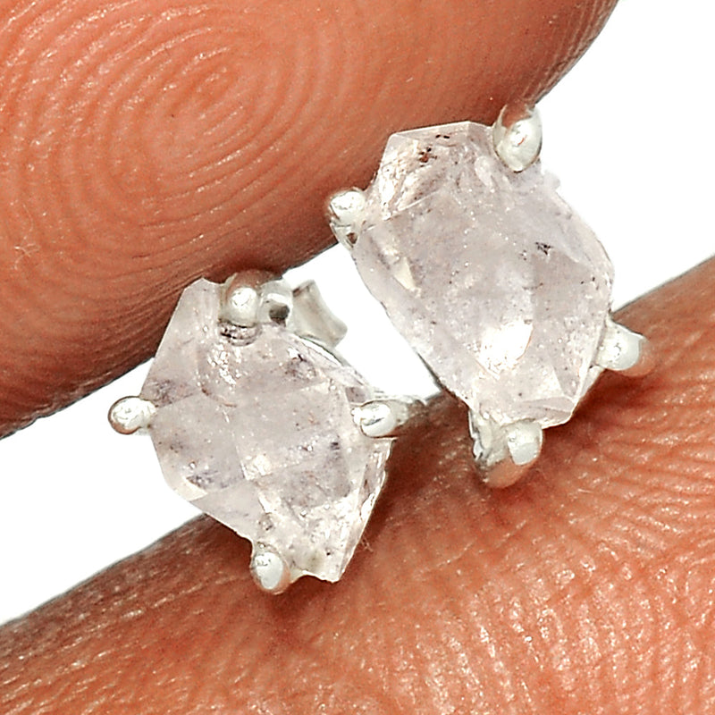 Claw - Herkimer Diamond Studs - HKDS520