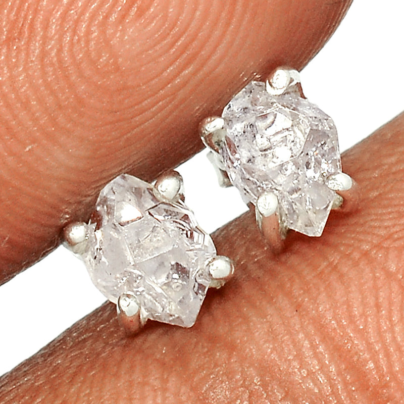 Claw - Herkimer Diamond Studs - HKDS522