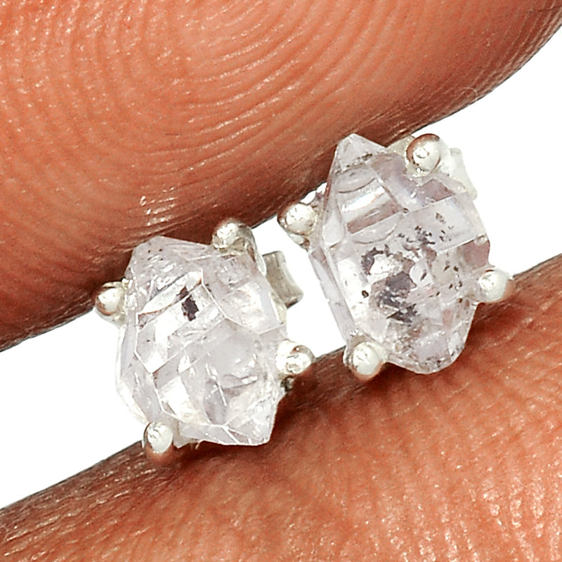 Claw - Herkimer Diamond Studs - HKDS523