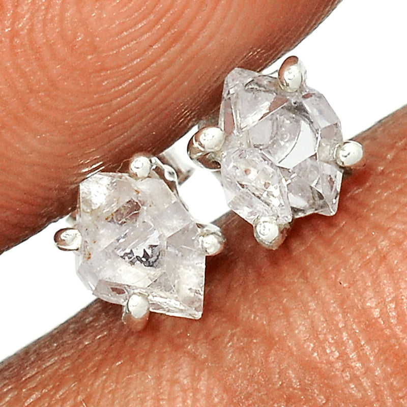 Claw - Herkimer Diamond Studs - HKDS525