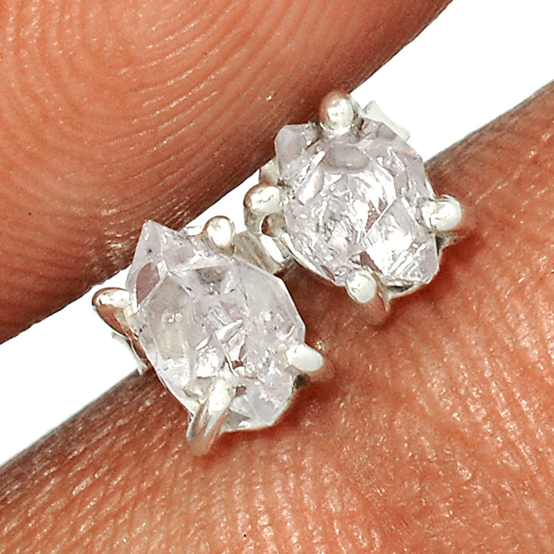 Claw - Herkimer Diamond Studs - HKDS526