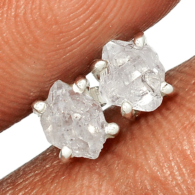 Claw - Herkimer Diamond Studs - HKDS527