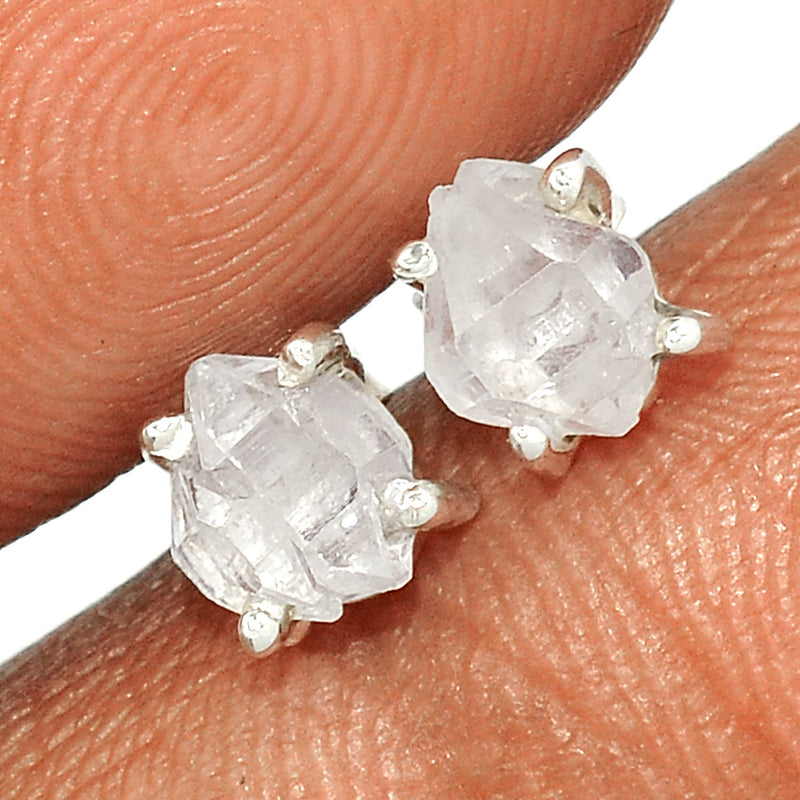 Claw - Herkimer Diamond Studs - HKDS528